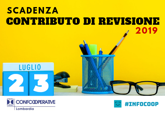 SCADENZA PAGAMENTO CONTRIBUTO DI REVISIONE BIENNIO 2019-2020