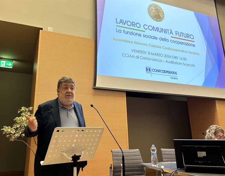 Assemblea Rinnovo Cariche - LAVORO COMUNITÀ FUTURO. La funzione sociale della cooperazione